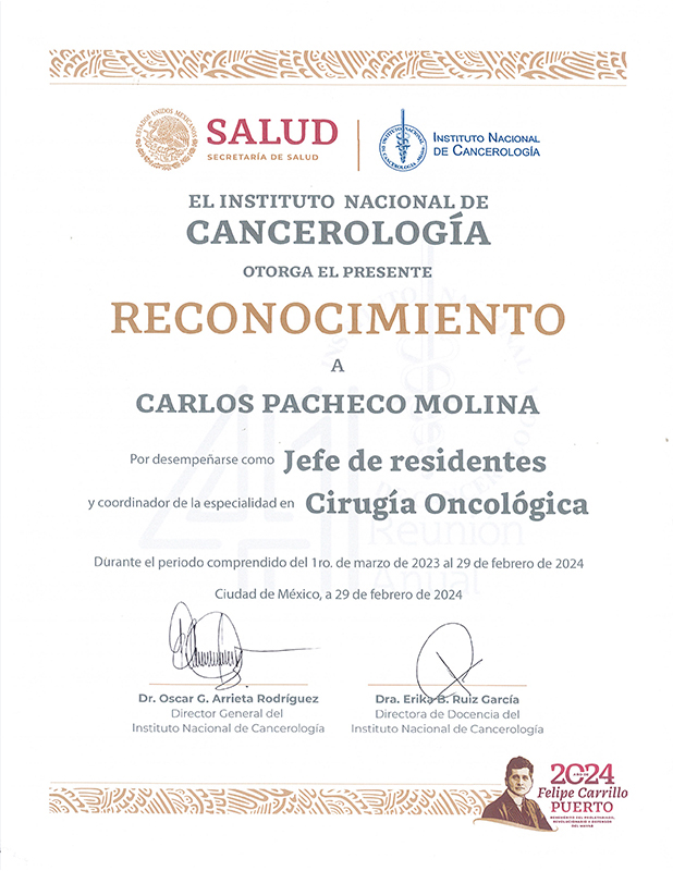 Dr. Carlos Pacheco Molina